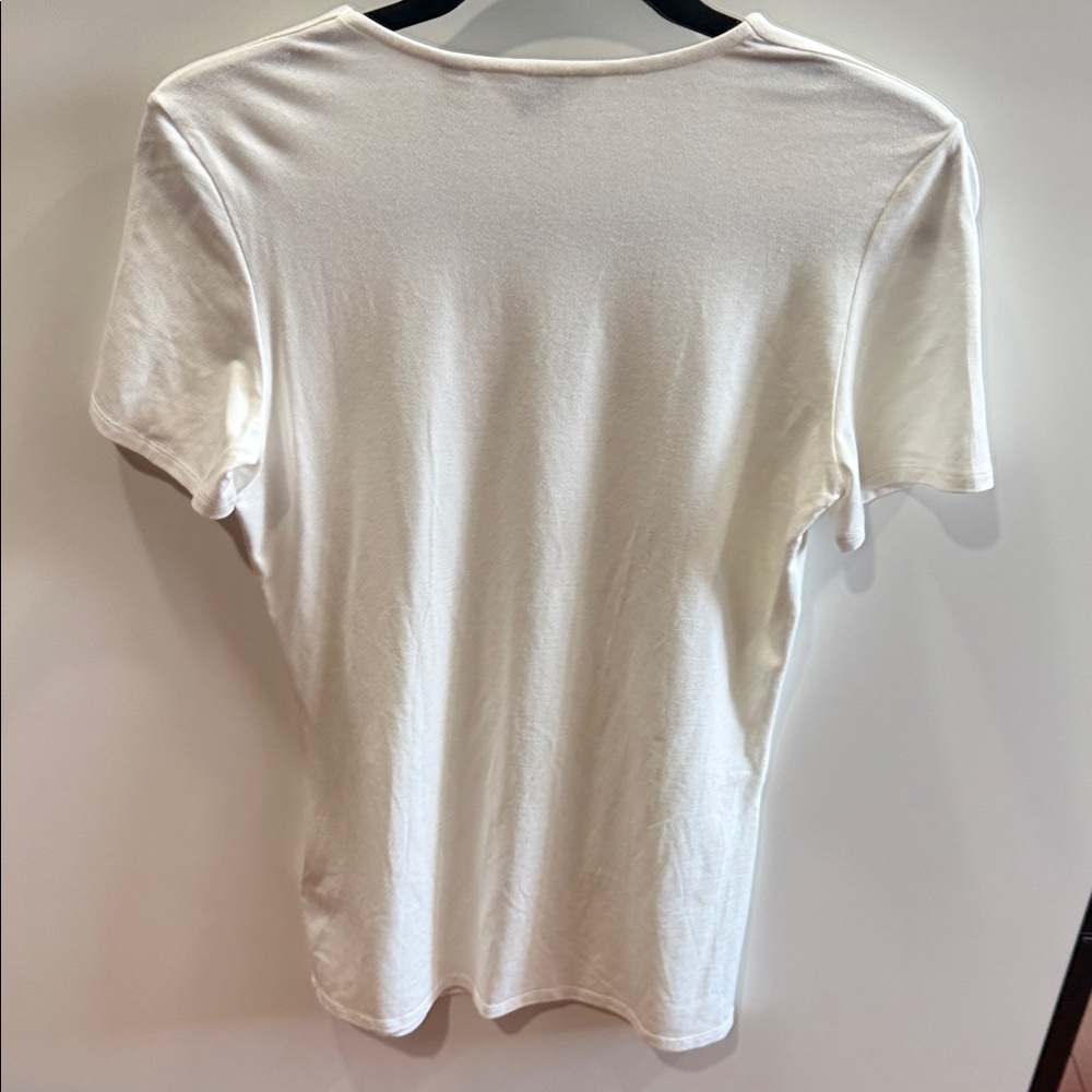 Ted Baker Cream Short Sleeve Top - Picture 3 of 4